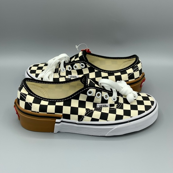 vans gum block checkerboard